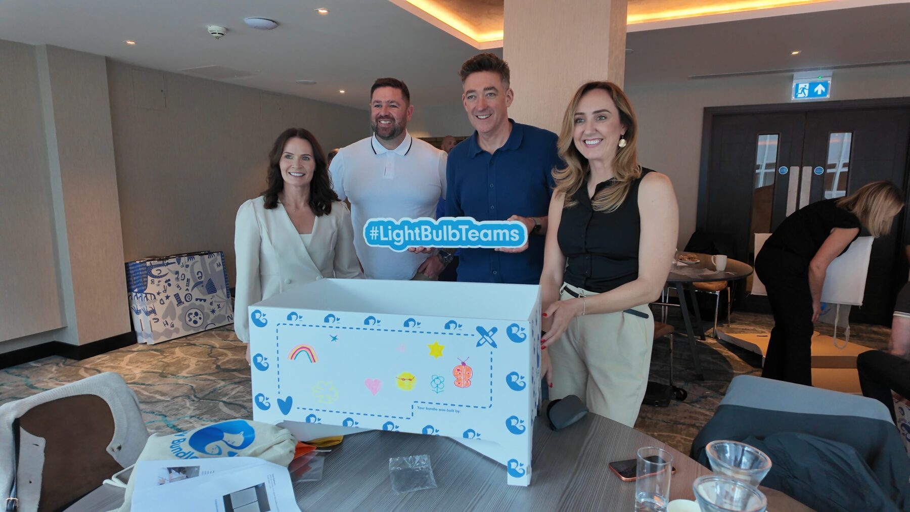 Baby Bundle Team-Build with Founders First. Belfast, NI. - Lightbulb Teams