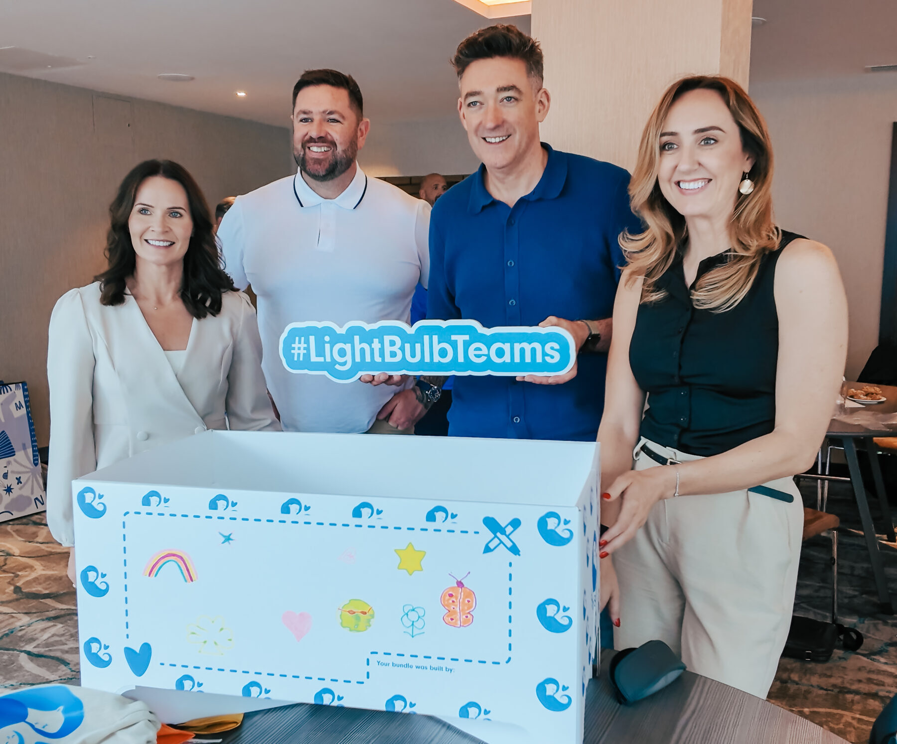 Baby Bundle. Belfast, Northern Ireland.| CSR team building | Lightbulb Teams